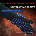 932f Échappement à l&#39;épreuve de l&#39;échappement para-aramide silicone chaleur flamme BBQ Grill Four Cuisine Gants